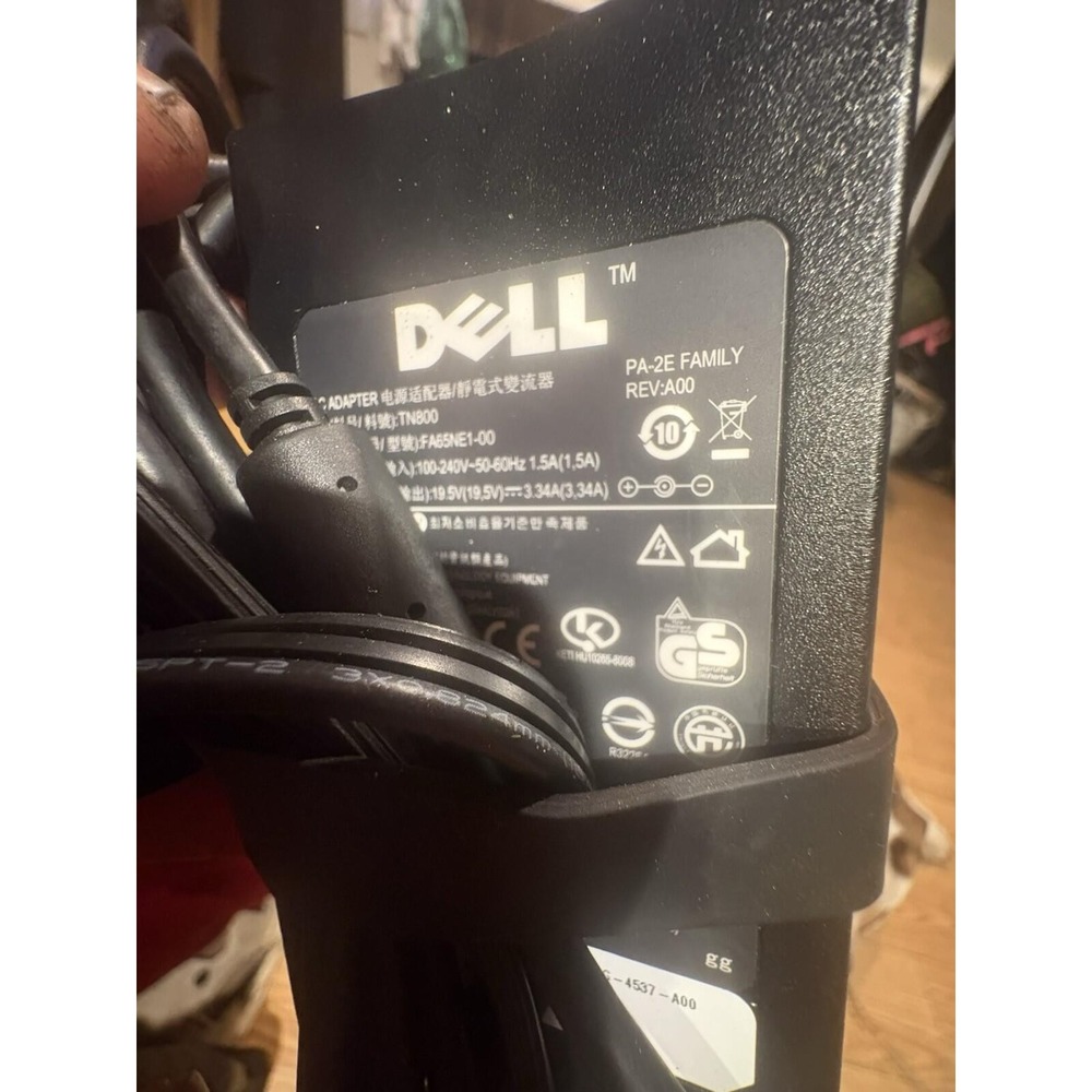 Dell LA65NM130 65W Power Adapter 19.5V 3.34A Laptop Charger PA-2E Family